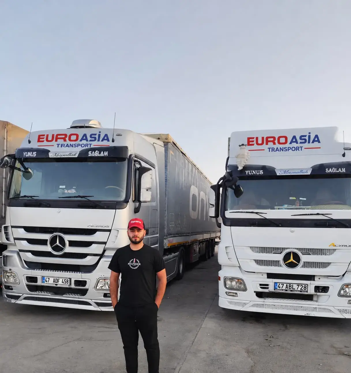 Çekici ve dorse ile uluslararası nakliye – Euroasia Transport filosu
