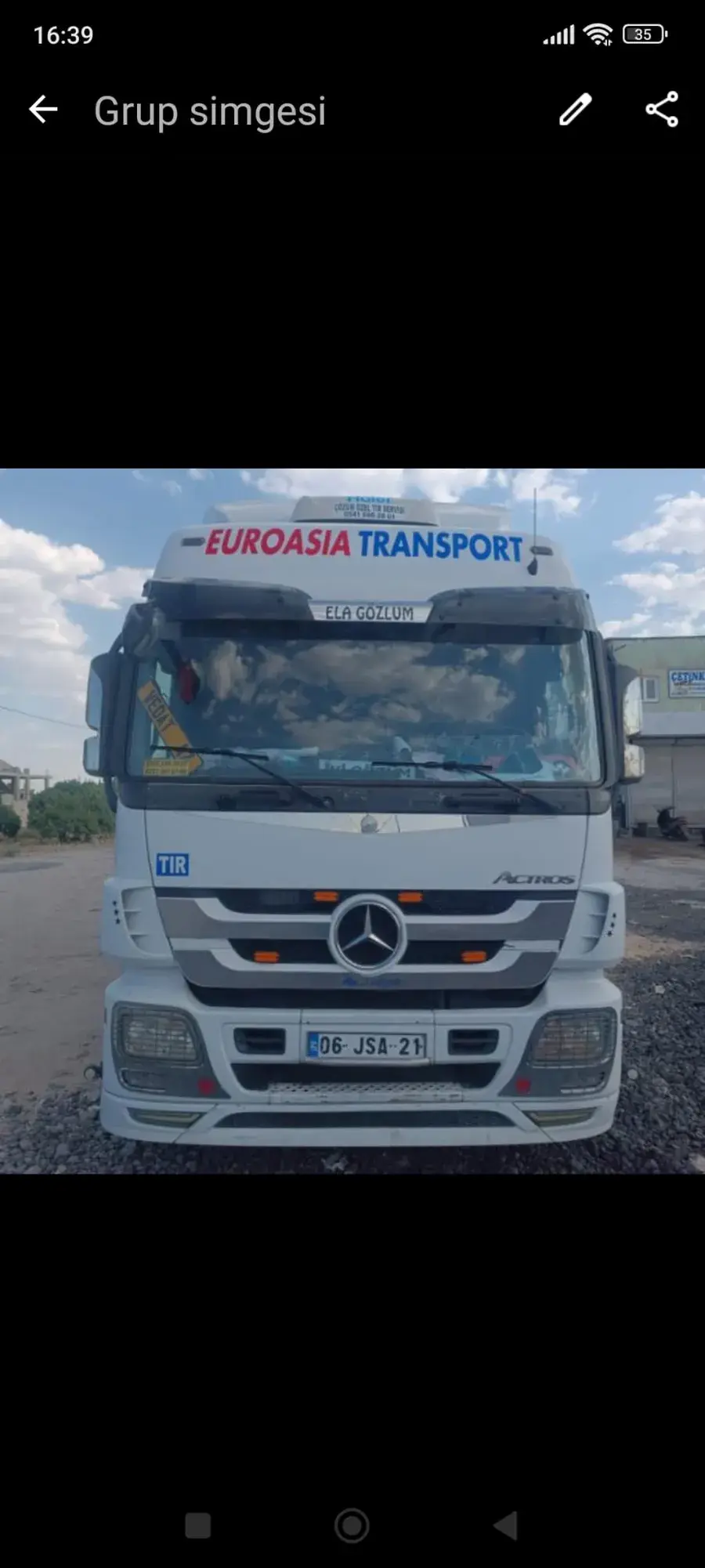 Orta Asya seferine hazırlanan Euroasia Transport tırı