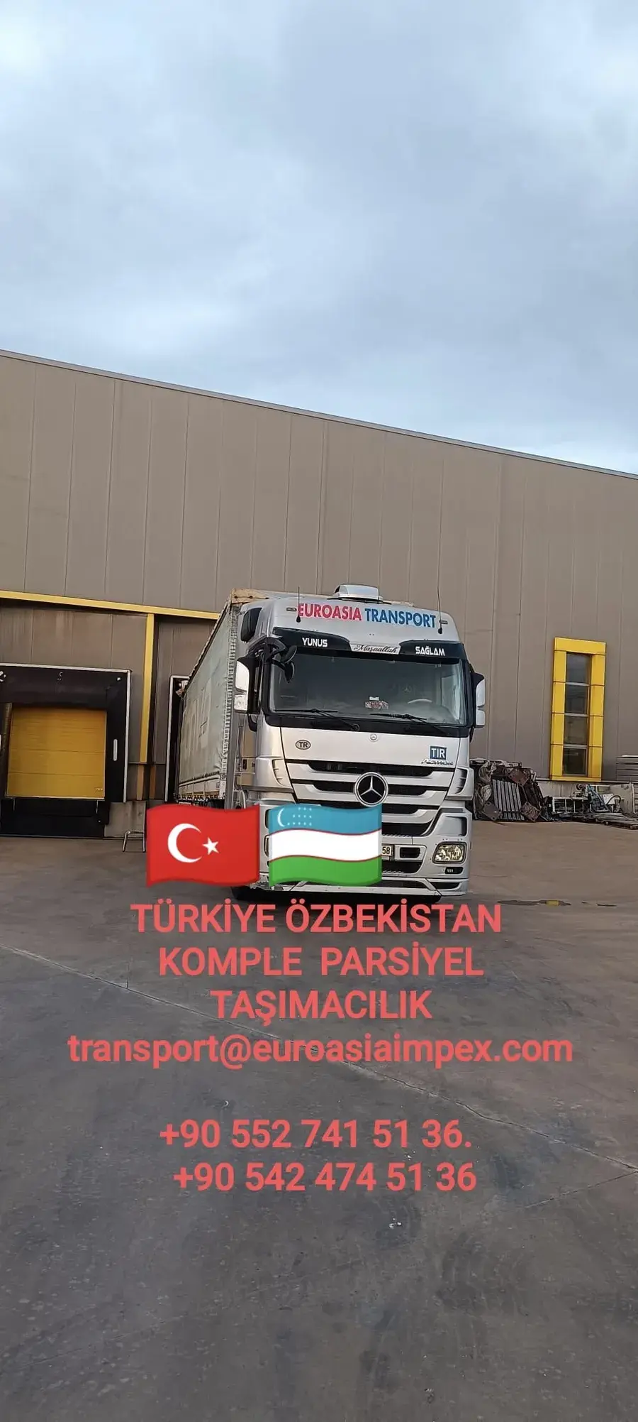 Türkiye Özbekistan koridorunda karayolu lojistik operasyonu
