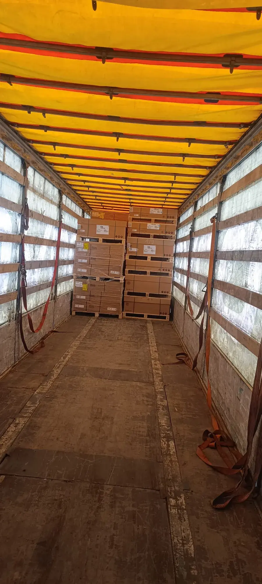 Dorse yükleme operasyonu, komple yük taşımacılığı