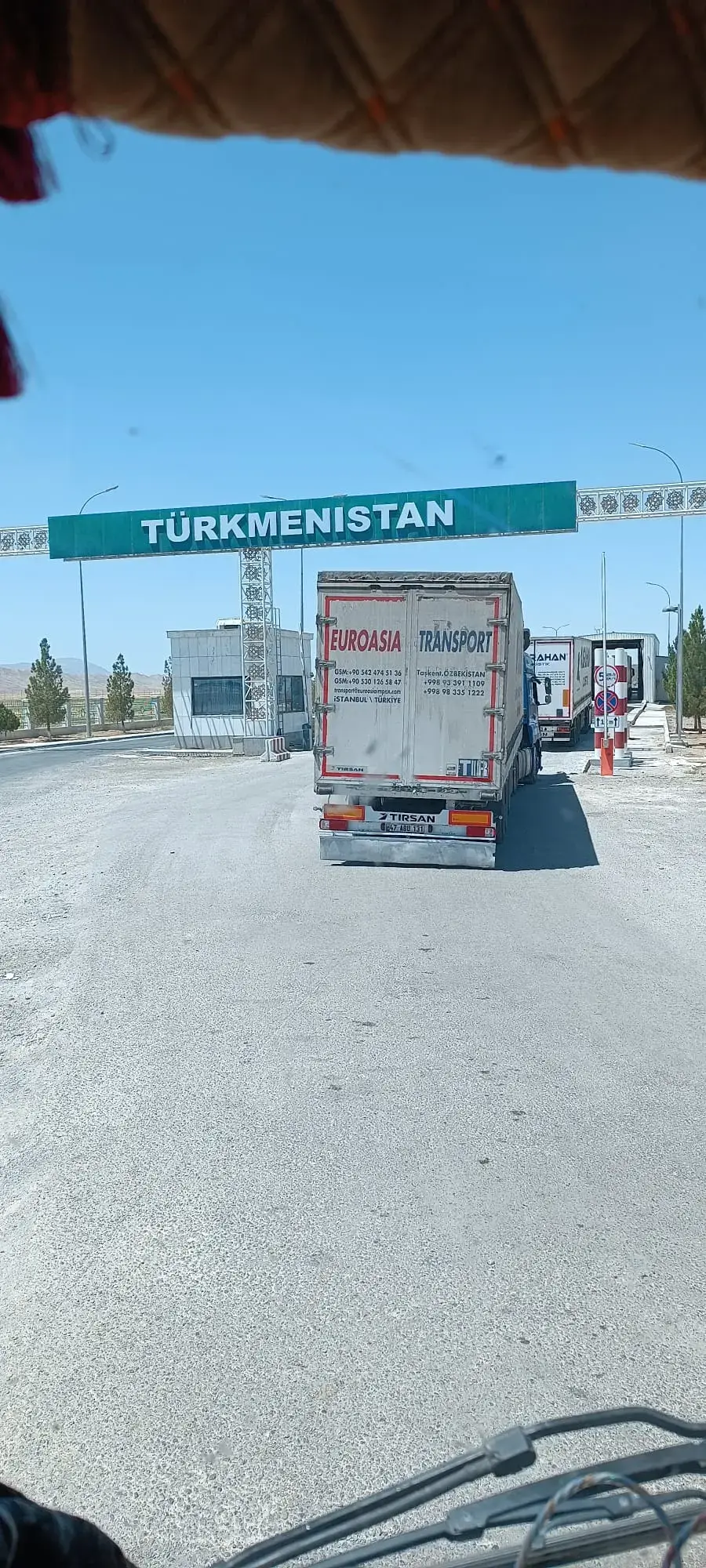 Euroasia Transport treyleri – Türkiye Özbekistan sevkiyatı